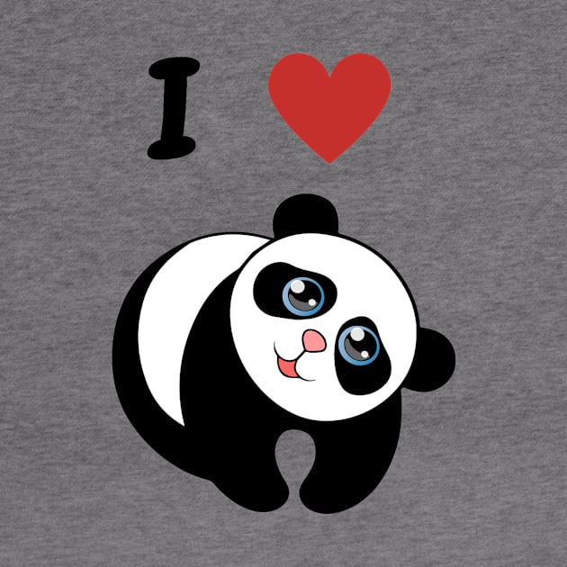 I love Pandas by Simple D.